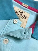 【新品】 HOLLISTER STRETCH PIQUE OMBRE POLO ホリスター ストレッチ ピケ オンブル ポロシャツ 半袖 サイズS グラデーション 175/92A_画像6