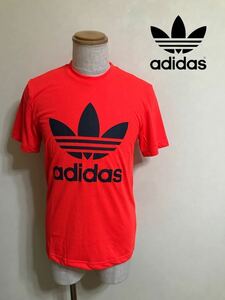 【新品】 adidas originals TREFOIL TEE SOLRED アディダス オリジナルス トレフォイル ビッグロゴ Tシャツ トップス サイズS 半袖 AJ6963