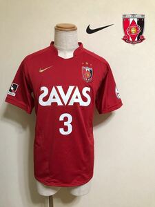 【美品】 NIKE URAWA REDS ナイキ 浦和レッズ 2009 ホーム ユニフォーム 背番号3 細貝萌 トップス 赤 サイズL 半袖 355827