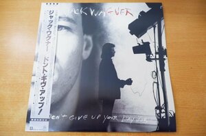 O2-274＜帯付LP/プロモ/美品＞ジャック・ワグナー / ドント・ギヴ・アップ!