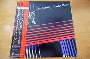 R2-108＜帯付12inch/プロモ/美盤＞ザ・スタンリー・クラーク・バンド / ボーン・イン・ザ・U.S.A.