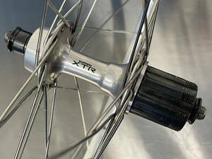 Vintage　Shimano　XTR　FH-M900　HB-M900　ハブ　FR　前後　セット　ホイール付　ARAYA　RM-395TEAM　OLD　MTB　シマノ　ヴィンテージ