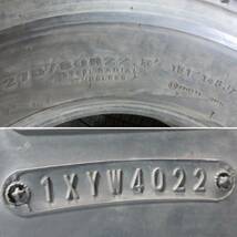 2022年製 ダンロップ DUNLOP DECTES SP001 275/80R22.5 151/148J 6本 №06996 室内保管 トラックタイヤ 大型 TB スタッドレス 冬タイヤ_画像10