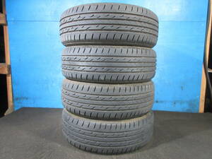 残溝80％ 2019年製 ブリヂストン ネクストリー BRIDGESTONE NEXTRY 185/60R15 84H 4本 №06855B 室内保管 夏タイヤ オンロードタイヤ