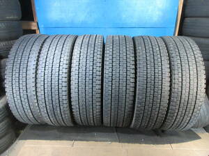 2022年製 ダンロップ DUNLOP DECTES SP001 275/80R22.5 151/148J 6本 №06996 室内保管 トラックタイヤ 大型 TB スタッドレス 冬タイヤ