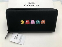 コーチ COACH 財布 長財布 シグネチャー アコーディオンラウンドジップウォレット新品 未使用 贈り物 財布F55736 f149B_画像1