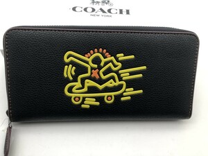 コーチ COACH 財布 長財布 シグネチャー アコーディオンラウンドジップウォレット新品 未使用 贈り物F87107 b193B