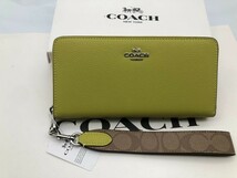 コーチ COACH 長財布 財布 シグネチャー アコーディオンラウンドジップウォレット財布 新品 未使用 贈り物CK427 d204_画像1