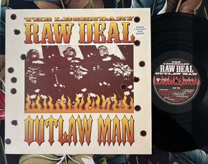 The Legendary Raw Deal LP Outlaw Man .. 1997 Original 1st Pressing サイコビリー ロカビリー