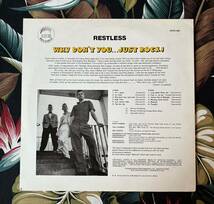 Restless 1982 UK Original LP Why Don't You Just Rock ! Nervous Records サイコビリー ロカビリー_画像2