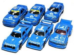 □ tomica トミカ BMW 3.5CSL CELICA TURBO 童夢 セリカ ターボ NISSAN SKYLINE GT-R Calsonic カルソニック 箱無 絶版 □ W02-1207