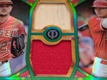 大谷翔平 トラウト 99枚限定 レリック グリーン【2023 TOPPS TRIBUTE DUAL RELIC MIKE TROUT SHOHEI OHTANI DR-TO】 エンジェルス レア_画像5