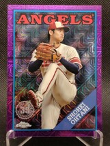 大谷翔平 75枚限定 パープル 【2023 TOPPS CHROME SILVER PACK UPDATE SERIES SHOHEI OHTANI T88CU-55 PURPLE MOJO REFRACTOR】 レア_画像1