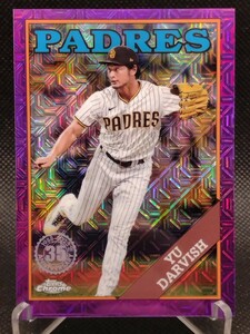 ダルビッシュ有 75枚限定 パープル【2023 TOPPS CHROME SILVER PACK SERIES 2 YU DARVISH 2T88C-2 PURPLE MOJO REFRACTOR】 パドレス