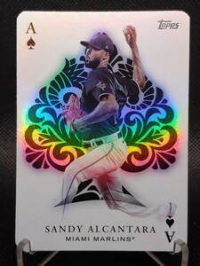 サンディ・ アルカンタラ エース 【2023 TOPPS SERIES 1 ALL ACES SANDY ALCANTARA AA-17】 マイアミ・マーリンズ MLB