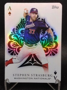 スティーブン・ストラスバーグ エース 【2023 TOPPS SERIES 1 ALL ACES STEPHEN STRASBURG AA-21】 ワシントン・ナショナルズ MLB