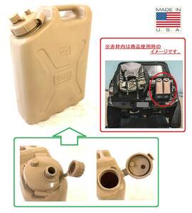 【米軍放出品】☆未使用品 ウォータータンク ポリタンク ジェリカン 5GAL 20L キャンプ アウトドア USミリタリー(120)☆CL7Y