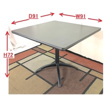【米軍放出品】☆スクエアテーブル ミーティングテーブル 角型 オフィステーブル カフェ 休憩室 VECTA(260)☆BL11CM-N#23_画像2