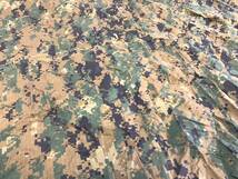 【米軍放出品】☆タープ テントシート 225cm×200cm 迷彩 ウッドランド ミリタリー キャンプ アウトドア MARPAT 防雨シート(60)RL1IK#23_画像6