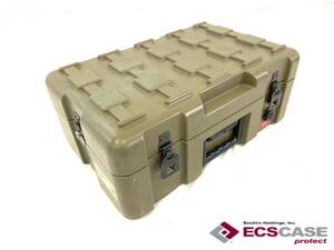 アメリカ製 ☆ECS CASEハードケース ミリタリー ツールボックス 道具箱 ストレージBOX サバゲー 世田谷ベース 米軍放出品(120)RL22KK-2#23