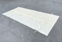 【米軍放出品】☆未使用品 テントシート フロアシート 182cm×395cm 防水 キャンプ アウトドア (100) ☆CL6N_画像4