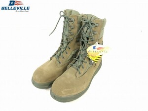 限定値下げ【米軍放出品☆未使用品 Belleville コンバットブーツ 610ST 14.5R(32.5cm) ASTM F2413-05 鋼鉄先芯 セーフティー(100)☆CL7B