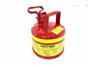 【米軍放出品】☆未使用品 携行缶 燃料缶 安全缶 3.8L(1GAL) セーフティー缶 SAFE-T-WAY (80) ☆RL6HK-W#23