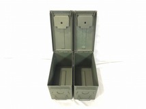 【米軍放出品】☆アンモボックス2個セット M2A1 AMMOBOX ミリタリー アンモ缶 アーモ缶 アモカン 工具箱 弾薬箱 サバゲー(100)AL13AK#23_画像10