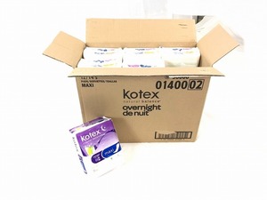 【米軍放出品】☆未使用品 Kotex 夜用ナプキン 14枚入り×12パック 羽なし 01400-02(120)☆CL18H