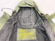 【米軍放出品】☆未使用品 レインウエア上下セット Mサイズ レインパーカー レインパンツ カッパ 雨具 キャンプ アウトドア (80) ☆CL19B_画像7