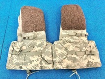 【米軍放出品】☆ACU ミトン 手袋 Mサイズ 極寒地用 ウール 防寒 グローブ ミリタリー キャンプ アウトドア (80)☆BA12EK-66_画像4