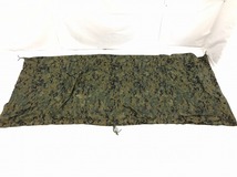 【米軍放出品】☆タープ テントシート 225cm×200cm 迷彩 ウッドランド ミリタリー キャンプ アウトドア MARPAT 防雨シート(60)HL29DK-2-W_画像2