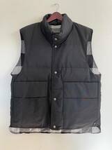 【極美品】N.HOOLYWOOD COMPILE WOOLRICH REVERSIBLE VEST エヌハリウッド ウールリッチ リバーシブル ダウンベスト オーバーサイズ 23FW_画像9