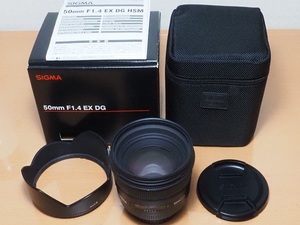 SIGMA シクマ 50mm F1.4 EX DG HSM キヤノン用【KZ390】