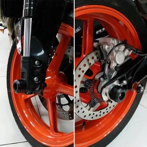 KTM 950 990 Supermoto/R ADVENTURE Super Duke Supermoto 690 SMC Enduro R アクスルスライダー フロント/リア/前後セット