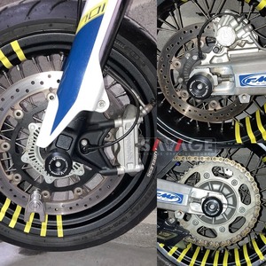 Husqvarna 701 Supermoto Enduro アクスルスライダー フロント/リア/前後セット