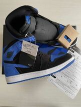 定価以下国内正規新品 NIKE AIR JORDAN 1 Retro High OG Royal Reimagined エアジョーダン1 ロイヤル リイマジンド DZ5485-042 27.5cm_画像2