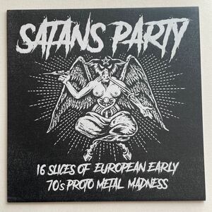 SATANS PARTY - LP 70’sプロトメタル コンピレーション proto doom metal hard stoner psych rock 