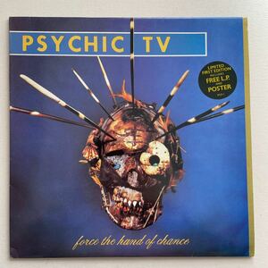 PSYCHIC TV - force the hand of chance 2LP WEA英国盤 サイキックTV 