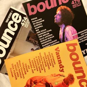 bounce 3点　タワーレコード　バウンス 474 & 479.480 最新号　ポストカード　VAUNDY
