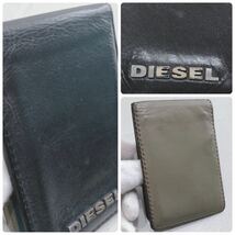 ☆DIESEL☆ ディーゼル カードケース 定期入れ ブラック ベージュ レザー 本革 シンプル コンパクト スリム メンズ 男性 送料無料_画像6