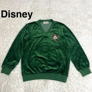 ディズニー　Disney ミニー スウェット　トレーナー　ベロア