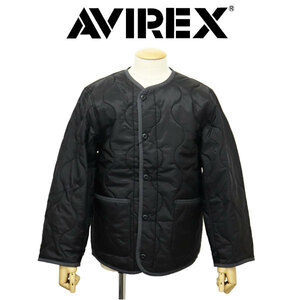 AVIREX (アヴィレックス) 3952016 QUILTING LINER JACKET キルティング ライナージャケット 010BLACK XXL