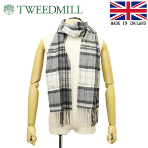 TWEEDMILL (ツイードミル) 25-190 Lambswool Scarf ラムウール マフラー 25x190 TWM004 CottageGrey