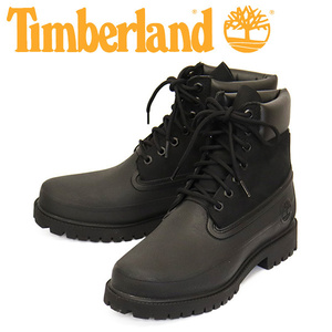 Timberland (ティンバーランド) A5QUC 6in RUBBER TOE REMIX 6インチラバートゥウォータープルーフブーツ Black TB476 US9-約27.0cm