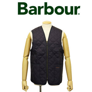 BARBOUR (バブアー バブワー) MLI0001 3955002 Quilted waistcoat zip in liner キルト ウエストコート ジップインライナー ベスト NAVY BB