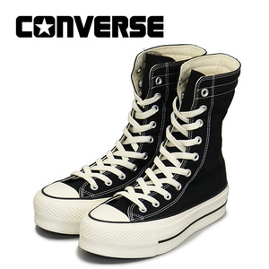 CONVERSE (コンバース) 31310210 オールスター R リフテッド ニーハイ ブラック CV099 US5.5-24.5cm