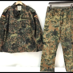 東京)BWドイツ軍 フレック迷彩戦闘服上下セットGr.Nr.3/Gr.1 実物の画像1