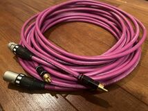 APOGEE ELECTRONICS WYDE EYE 110Ω AES/EBU DIGITAL/ANALOG AUDIO CABLE XLR-RCA 5M_画像1