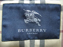 美品 バーバリー ロンドン メンズ 中綿ライナー トレンチコート BURBERRY LONDON サイズL相当 クリーニング済 コート ベージュ_画像7